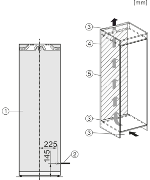 MIELE K 7743 E Kühlschrank (E, 1770 mm hoch, Weiß)