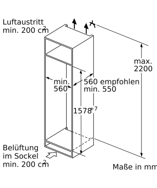BOSCH KIL72AFE0 Serie 6 Kühlschrank (E, 1577 mm hoch, k.A.)