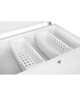 EXQUISIT GT320-HE-040E weiss Gefriertruhe (E, 235,02 kWh/Jahr, 308 Liter, 850 mm hoch)