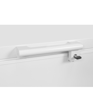 EXQUISIT GT320-HE-040E weiss Gefriertruhe (E, 235,02 kWh/Jahr, 308 Liter, 850 mm hoch)