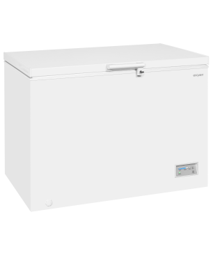 EXQUISIT GT320-HE-040E weiss Gefriertruhe (E, 235,02 kWh/Jahr, 308 Liter, 850 mm hoch)