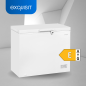 EXQUISIT GT265-HE-040E weiss Gefriertruhe (E, 218,01 kWh/Jahr, 254 Liter, 850 mm hoch)