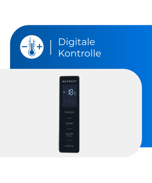 EXQUISIT GS295-NF-H-040D weiss Gefrierschrank (D, 1850 mm hoch)