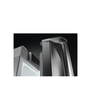 AEG Freistehender-Gefrierschrank / 1860 mm / 279 L / NoFrost Black Stainless Steel, Seiten dunklegrau Gefrierschrank (E, 1860