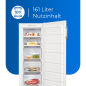 EXQUISIT GS5231-NF-H-040C weiss Gefrierschrank (C, 1430 mm hoch)