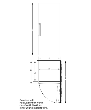 BOSCH GSN51AWDV Gefrierschrank (D, 290 Liter, 1610 mm hoch)