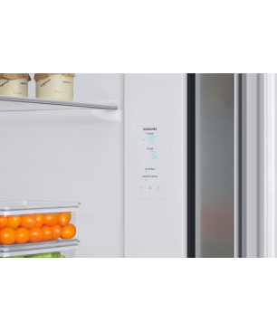 SAMSUNG RH69B8021B1/EG Side-by-Side (E, 1780 mm hoch, Premium Black Steel/Urban Silver)