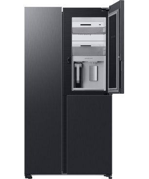 SAMSUNG RH69B8921B1/EG Side-by-Side (E, 1780 mm hoch, Premium Black Steel/Urban Silver)