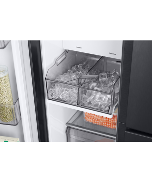 SAMSUNG RH69B8921B1/EG Side-by-Side (E, 1780 mm hoch, Premium Black Steel/Urban Silver)