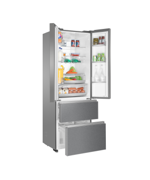 HAIER HB20FPAAA French Door (E, 2005 mm hoch, Edelstahl)