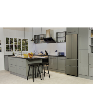 HAIER HB20FPAAA French Door (E, 2005 mm hoch, Edelstahl)