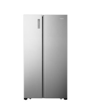 HISENSE RS677N4BIE Side-by-Side (E, 1786 mm hoch, Edelstahl-Imitation)