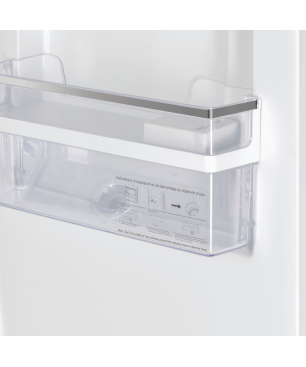 HOOVER HSC818EXWD Kühl-Gefrierkombination Side-by-Side (E, 183 cm hoch, Edelstahl)