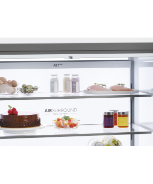 HAIER HCR7918EIMP CUBE 90 SERIE 7 French Door (E, 1775 mm hoch, Brushed Black)