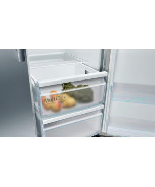 BOSCH KAN 93 VIFP Serie 4 Side-by-Side (F, 1787 mm hoch, Edelstahl)