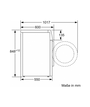 BOSCH WAJ24060 Serie 2 Waschmaschine (7,0 kg, 1200 U/Min., D)