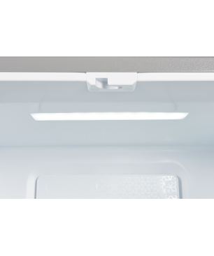 EXQUISIT FD430-140-030F inoxlook Kühlgefrierkombination (281,08 kWh/Jahr, F, 1810 mm hoch, Edelstahloptik)