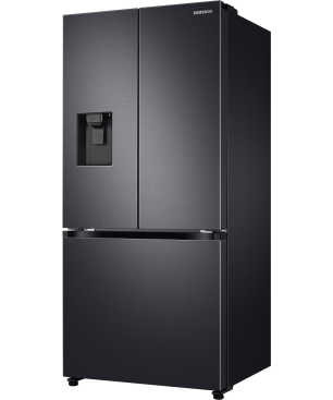 SAMSUNG RF5GA5202B1/EG French Door (F, 1776 mm hoch, Premium Black Steel/Urban Silver)