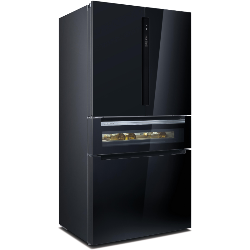 SIEMENS KF96RSBEA iQ700 French Door (E, 1830 mm hoch, Schwarz)