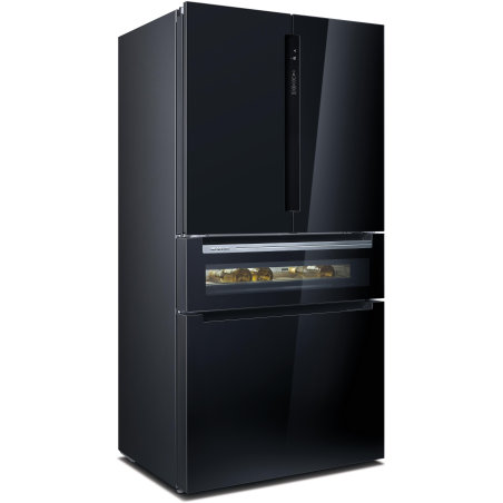SIEMENS KF96RSBEA iQ700 French Door (E, 1830 mm hoch, Schwarz)