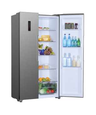 CANDY CHSBSV 5172XN Side-by-Side Kühlschrank (F, 177 cm hoch, Inox)