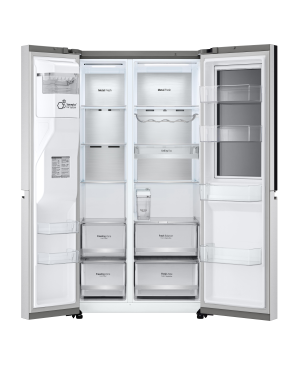 LG GSXV91BSAE Side-by-Side (E, 1790 mm hoch, Brushed Steel)