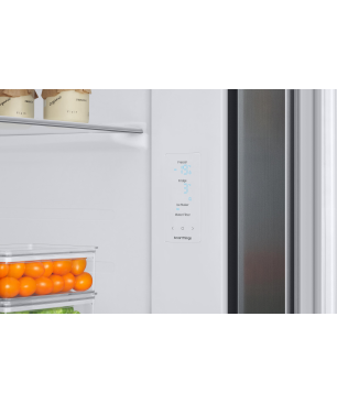 SAMSUNG RS6GA884CS9/EG Side-by-Side (C, 1780 mm hoch, Edelstahl Look/Silber)