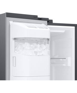 SAMSUNG RS6GA884CS9/EG Side-by-Side (C, 1780 mm hoch, Edelstahl Look/Silber)