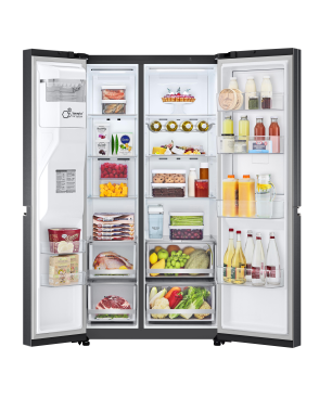 LG GSJV71MCLE Side-by-Side (E, 1790 mm hoch, Matt Black)