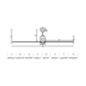 FARO Manhattan Deckenventilator Grau / Silber (56 Watt)