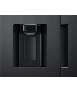 SAMSUNG RS6JA8811B1/EG Side-by-Side (E, 1780 mm hoch, Premium Black Steel/Schwarz)