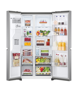 LG GSLV71PZTE Side-by-Side (E, 1790 mm hoch, Platinum Silver)