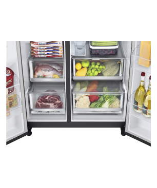 LG GSLV71MCLE Side-by-Side (E, 1790 mm hoch, Matt Black)