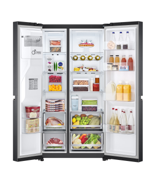 LG GSLV71MCLE Side-by-Side (E, 1790 mm hoch, Matt Black)