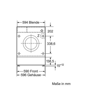 BOSCH WIW 28442 Waschmaschine (8 kg, 1393 U/Min., C)