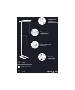 MAUL MAULjuvis white LED Stehleuchte