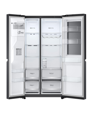 LG GSXV91MCLE Side-by-Side (E, 1790 mm hoch, Matte Black)