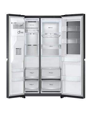 LG GSXV90MCDE Side-by-Side (E, 1790 mm hoch, Matt Black)