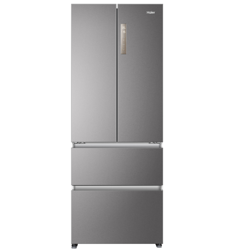 HAIER HB17FPAAA Kühl-/Gefierkombination French Door (E, 298 kWh, 190,6 cm hoch, Edelstahl)