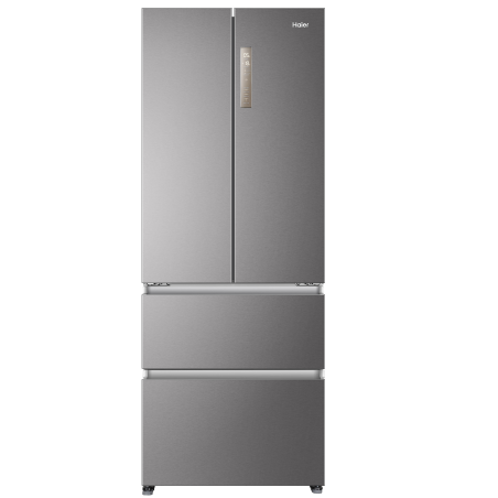 HAIER HB17FPAAA Kühl-/Gefierkombination French Door (E, 298 kWh, 190,6 cm hoch, Edelstahl)