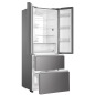 HAIER HB17FPAAA Kühl-/Gefierkombination French Door (E, 298 kWh, 190,6 cm hoch, Edelstahl)