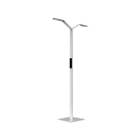 LUCTRA Floor Twin Linear Stehleuchte, Weiß