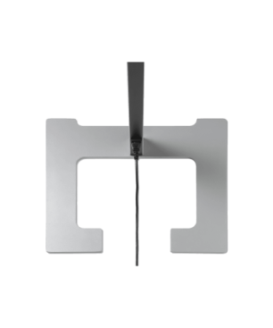 LUCTRA Viawork 7 Sym. Mit Sensorik Stehleuchte, Silber/Schwarz