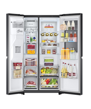 LG GSXV90MCDE Side-by-Side (E, 1790 mm hoch, Matt Black)