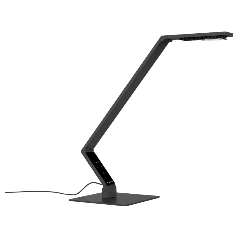 LUCTRA Table Linear Schreibtischleuchte, Schwarz