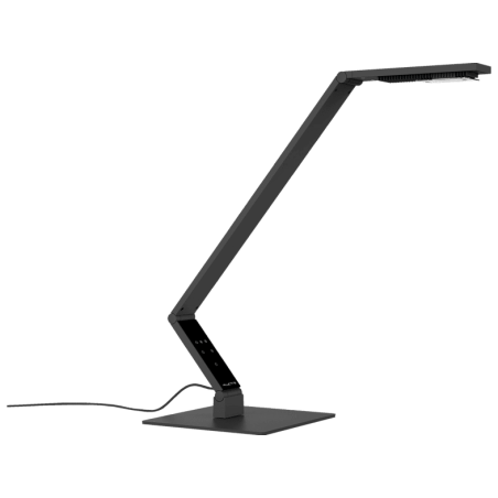 LUCTRA Table Linear Schreibtischleuchte, Schwarz
