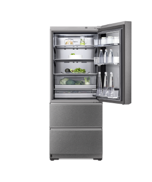 LG SIGNATURE LSR200B Kühlgefrierkombination (F, 307 kWh, 1793 mm hoch, Edelstahl)