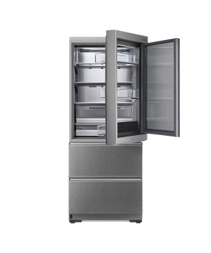 LG SIGNATURE LSR200B Kühlgefrierkombination (F, 307 kWh, 1793 mm hoch, Edelstahl)