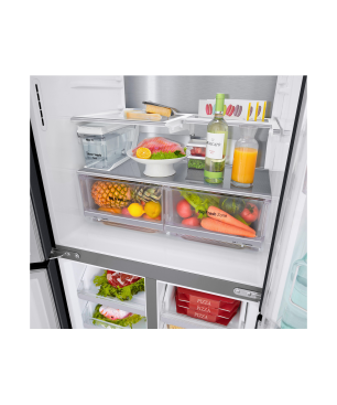 LG GMX844MCBF French Door (F, 1787 mm hoch, Matte Black Steel)