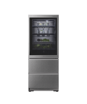 LG SIGNATURE LSR200B Kühlgefrierkombination (F, 307 kWh, 1793 mm hoch, Edelstahl)